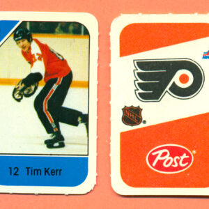 1982 Post Mini Cards #308-Tim Kerr