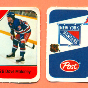 1982 Post Mini Cards #322-Dave Maloney