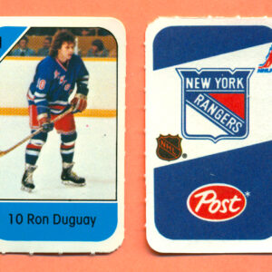 1982 Post Mini Cards #324-Ron Duguay