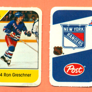 1982 Post Mini Cards #330-Ron Greschner