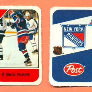 1982 Post Mini Cards #331-Steve Vickers