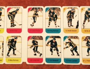 1982 Post Cereal NHL Mini Card Flat Panel Buffalo Sabres
