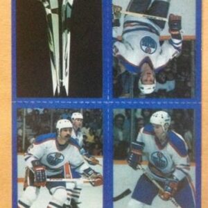 1983 Mcdonald's Oilers Stickers Panel #5