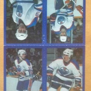 1983 Mcdonald's Oilers Stickers Panel #6