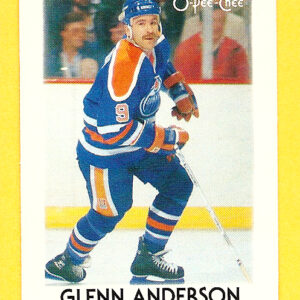 1987 OPC Mini Cards #1-Glenn Anderson