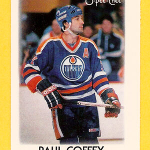 1987 OPC Mini Cards #8-Paul Coffey
