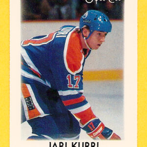 1987 OPC Mini Cards #21-Jari Kurri