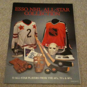 1988 Esso NHL Hockey Sticker Album Glossy Cover