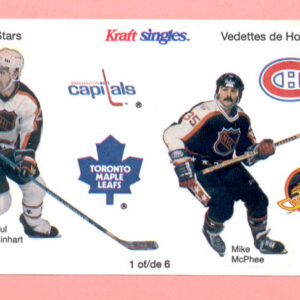 1989 Kraft Singles #1-Paul Reinhart