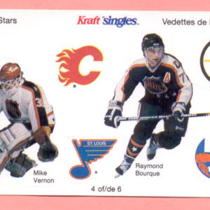 1989 Kraft Singles #4-Mike Vernon