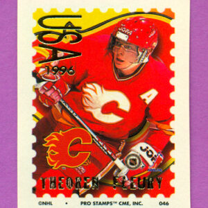 1996 Pro Stamps #46-Theoren Fleury