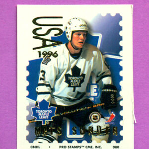 1996 Pro Stamps #80-Mats Sundin