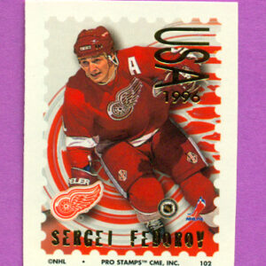1996 Pro Stamps #102-Sergei Fedorov