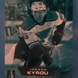 2021-22 Topps NOW Ice Parallel  #22NHL-26- Jordan Kyrou 4 (1 of 10)