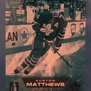 2021-22 Topps NOW Ice Parallel  #22NHL-29- Auston Matthews 19 (1 of 10)