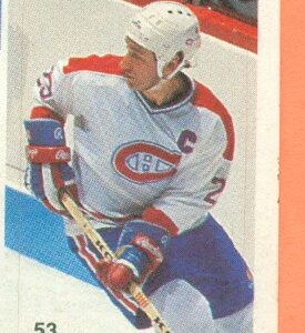 1987 Vachon Canadiens #53- Bob Gainey