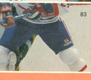 1987 Vachon Canadiens #83- Chris Chelios