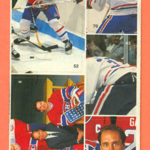 1987 Vachon Canadiens Panel #1 (5270)