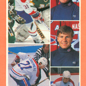 1987 Vachon Canadiens Panel #4 (5872)