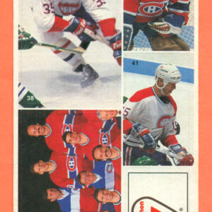 1987 Vachon Canadiens Panel #6 (3867)