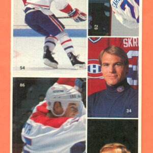 1987 Vachon Canadiens Panel #8 (5462)