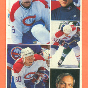 1987 Vachon Canadiens Panel #11 (6559)