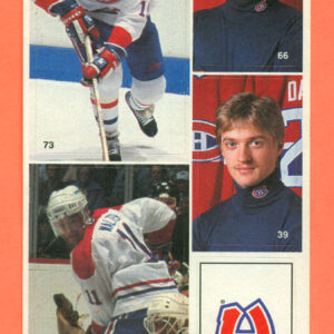 1987 Vachon Canadiens Panel #12 (7366)