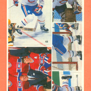 1987 Vachon Canadiens Panel #15 (4876)
