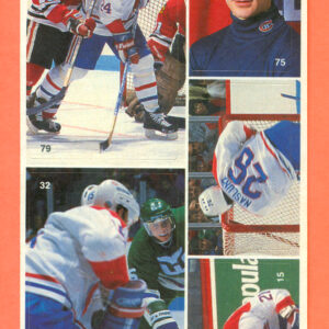 1987 Vachon Canadiens Panel #18 (7975)