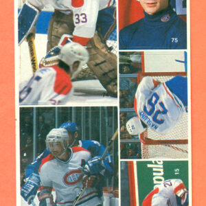 1987 Vachon Canadiens Panel #23 (7475)