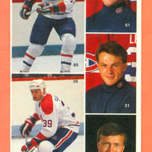 1987 Vachon Canadiens Panel #28 (8561)