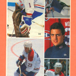 1987 Vachon Canadiens Panel #33 (6483)