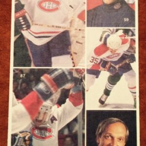 1987 Vachon Canadiens Panel #37 (5659)
