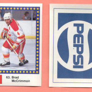 1989 Semic Sweden Pepsi #63-Brad McCrimmon