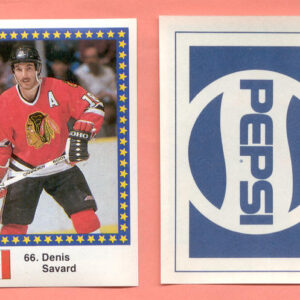 1989 Semic Sweden #66-Denis Savard