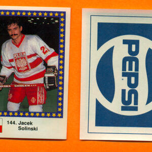 1989 Semic Sweden #144-Jacek Solinski