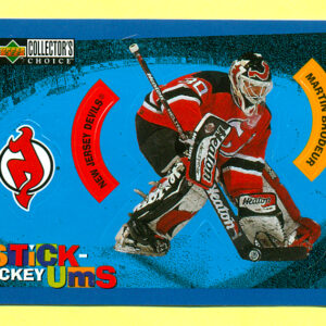 1997 Stick'Ums Upper Deck Collector's Choice  #3-Martin Brodeur