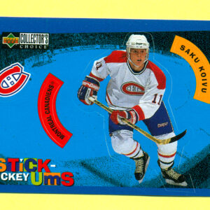 1997 Stick'Ums Upper Deck Collector's Choice  #5-Saku Koivu