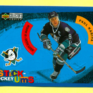 1997 Stick'Ums Upper Deck Collector's Choice  #9-Paul Kariya