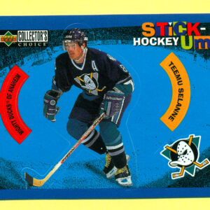 1997 Stick'Ums Upper Deck Collector's Choice  #18-Teemu Selanne