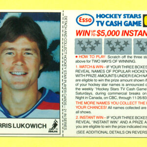 1983 Esso Cards #11-Morris Lukowich