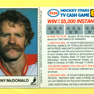 1983 Esso Cards #12-Lanny McDonald