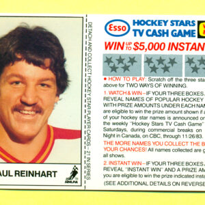 1983 Esso Cards #15-Paul Reinhart