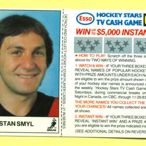 1983 Esso Cards #17-Stan Smyl