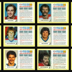 1983 Esso NHL Mini Card Set of 21 Factory Unscratched Panels