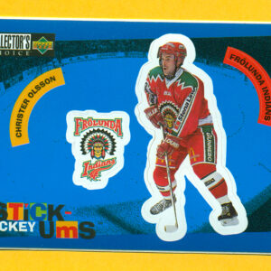 1997 Stick'Ums Upper Deck Collector's Choice Sweden  #3-Christer Olsson