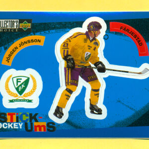 1997 Stick'Ums Upper Deck Collector's Choice Sweden  #4-Jorgen Jonsson