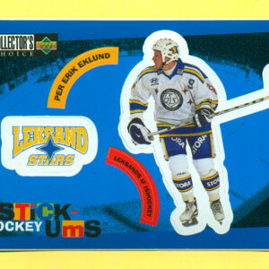 1997 Stick'Ums Upper Deck Collector's Choice Sweden  #6-Per-Erik Eklund