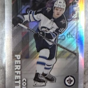 2022-23 TOPPS CHROME /99 REFRACTOR Online Exclusive #543 - Cole Perfetti