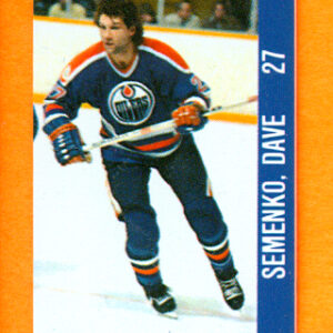 1983 Souhaits Renaissance Cards #26 Oilers- Dave Semenko